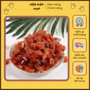 Thức ăn 50GRAM cho mèo viên cá hồi