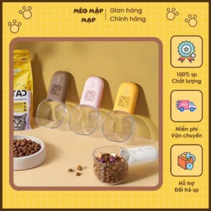 Muỗng đựng thức ăn gia dụng UUMIR, Đa chức năng, Muỗng đo độ ẩm và chống côn trùng PET