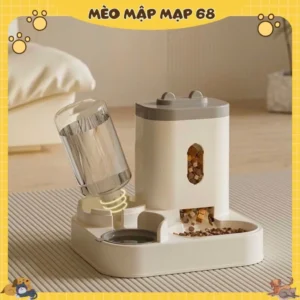Alternative view of Bát đựng thức ăn nước uổng tự động cho chó mèo Luna Pet BA16- Bát ăn đôi cho thú cưng
